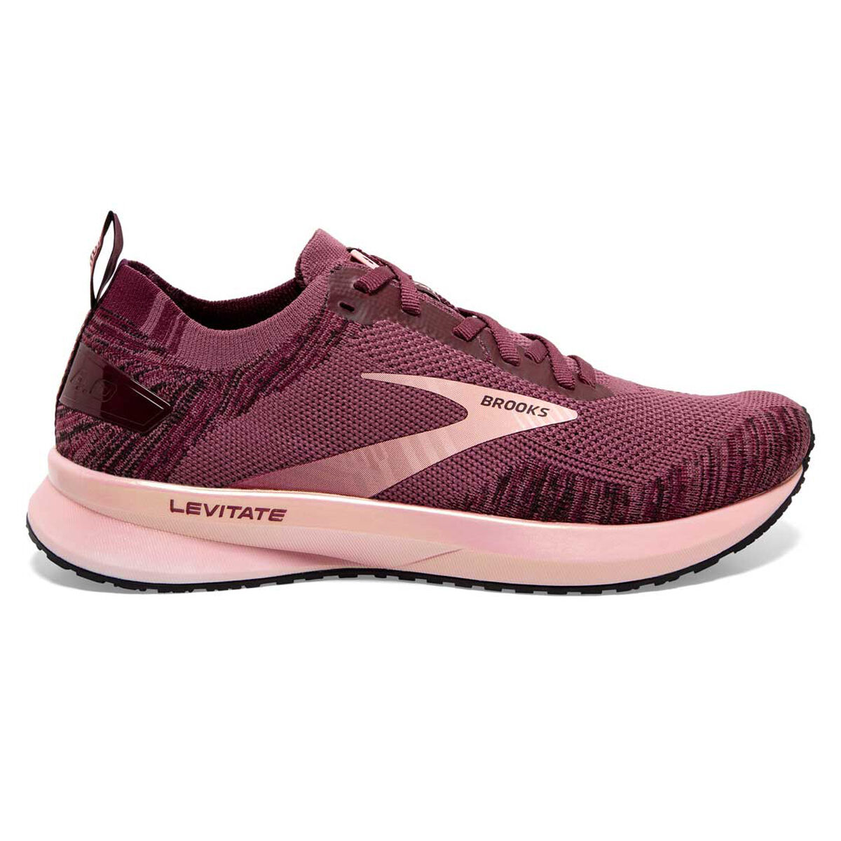 brooks pink running shoes