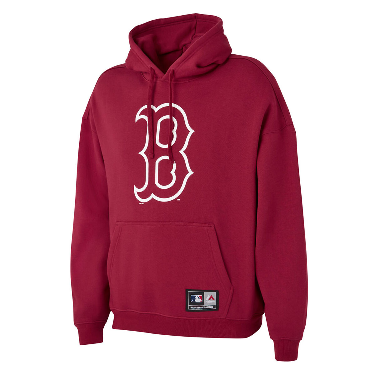 Majestic Womens Hooded Sweatshirt Sz L Pink Gray Boston Red Sox Zip Front