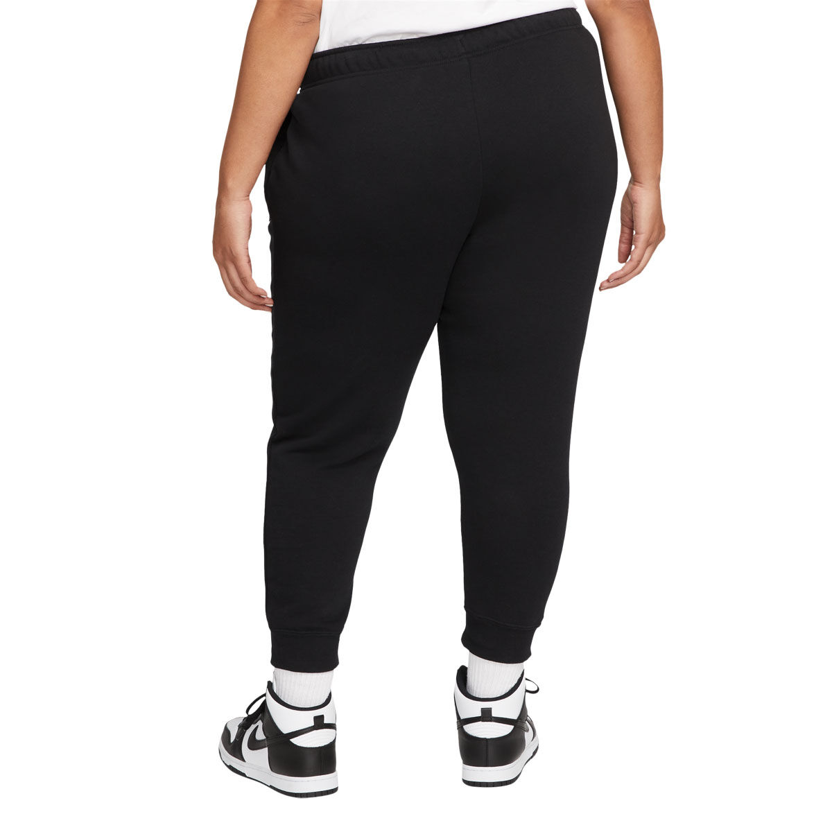 Nike Womens Sportswear Club Fleece Jogger Pants (Plus Size) Black