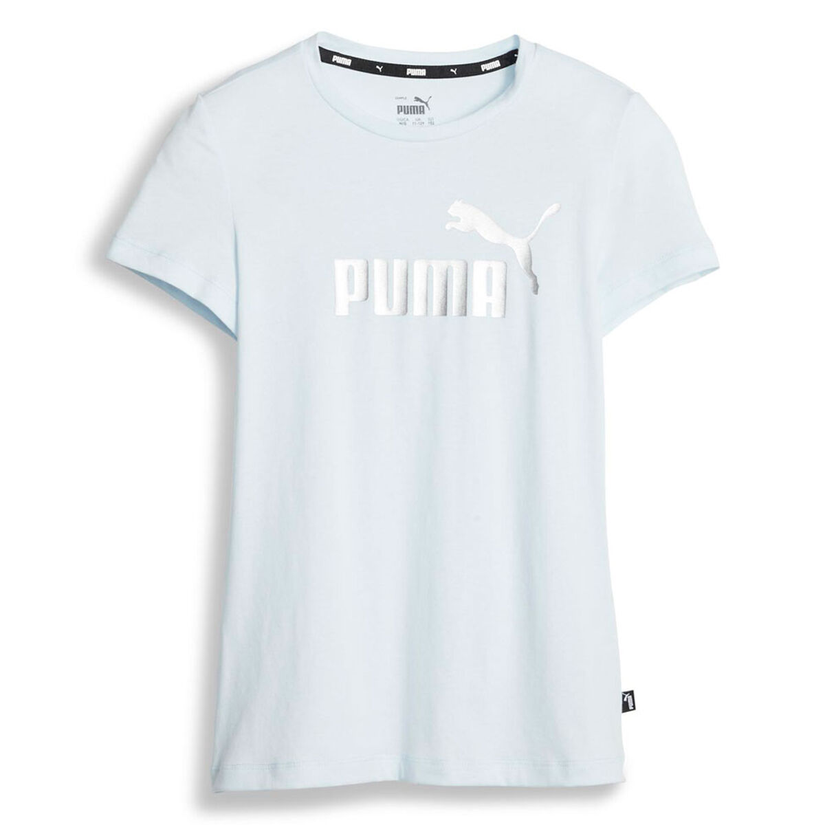 Puma Girls Sport Logo Tee Essential Plus Rebel 