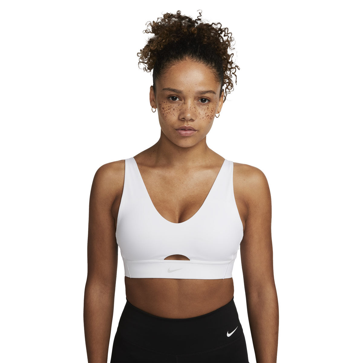 Nike Women's Dri-FIT Indy Padded Plunge Cutout Sport​s Bra
