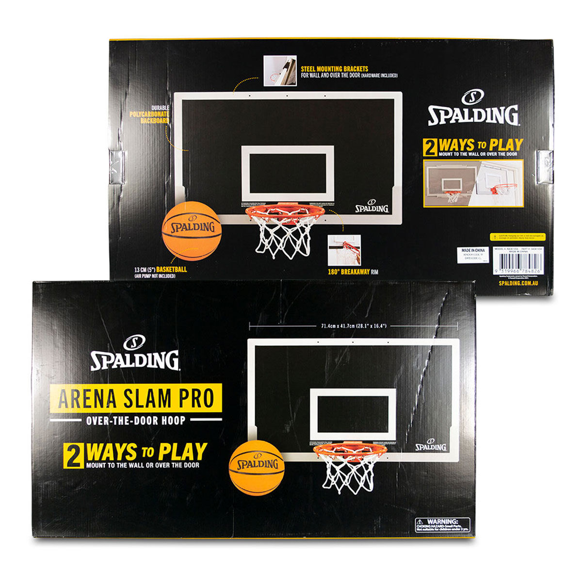 Hy-Pro Over the door Mini Basketball Hoop Set, Toys & Character