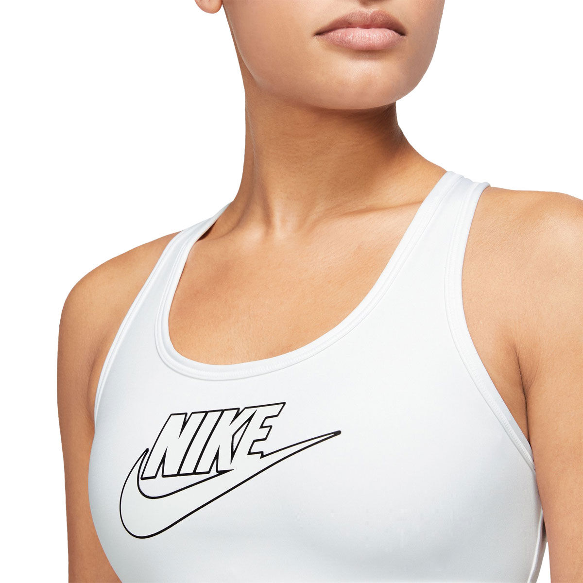 Nike Women's Swoosh Futura Sports Bra (XS, Black) : : Clothing,  Shoes & Accessories
