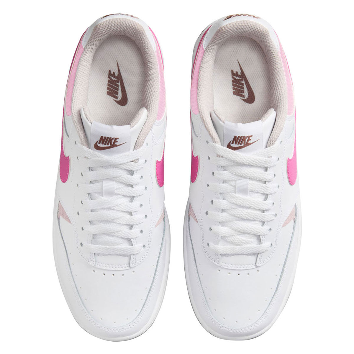 Nike Gamma Force Womens Casual Shoes, White/Pink, rebel_hi-res