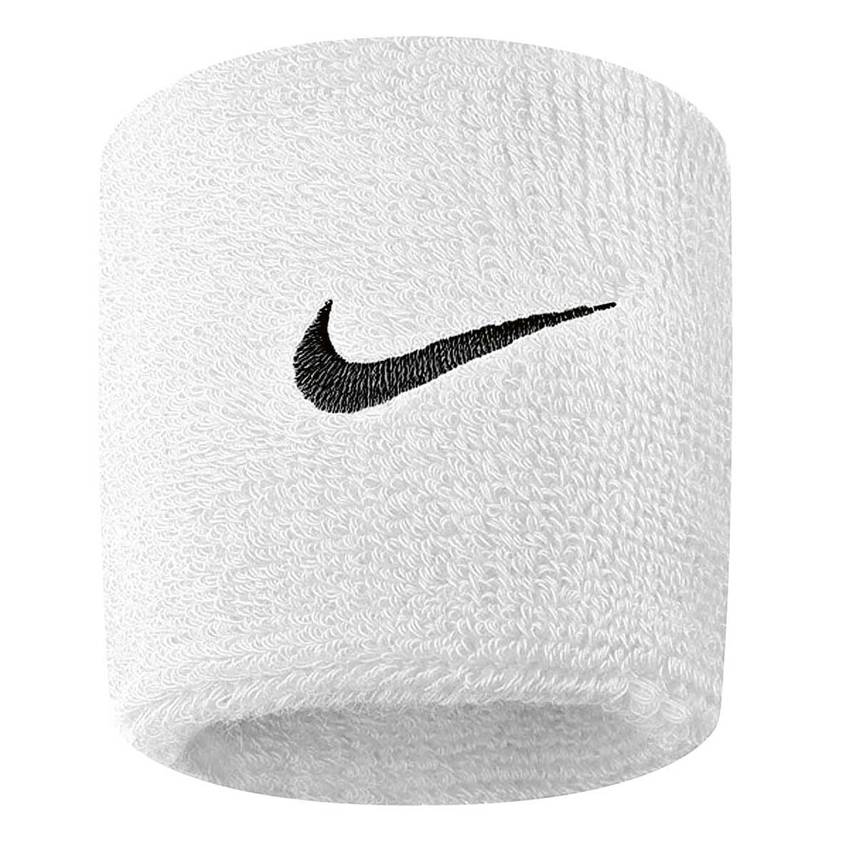 Nike Swoosh Wristband White / Black 