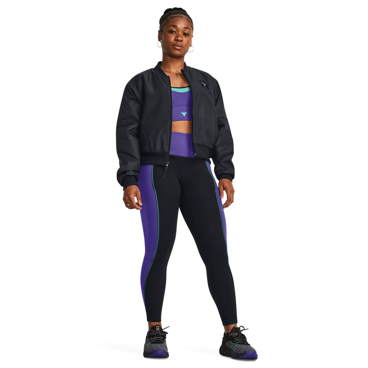 Under Armour Womens Project Rock Bomber Jacket