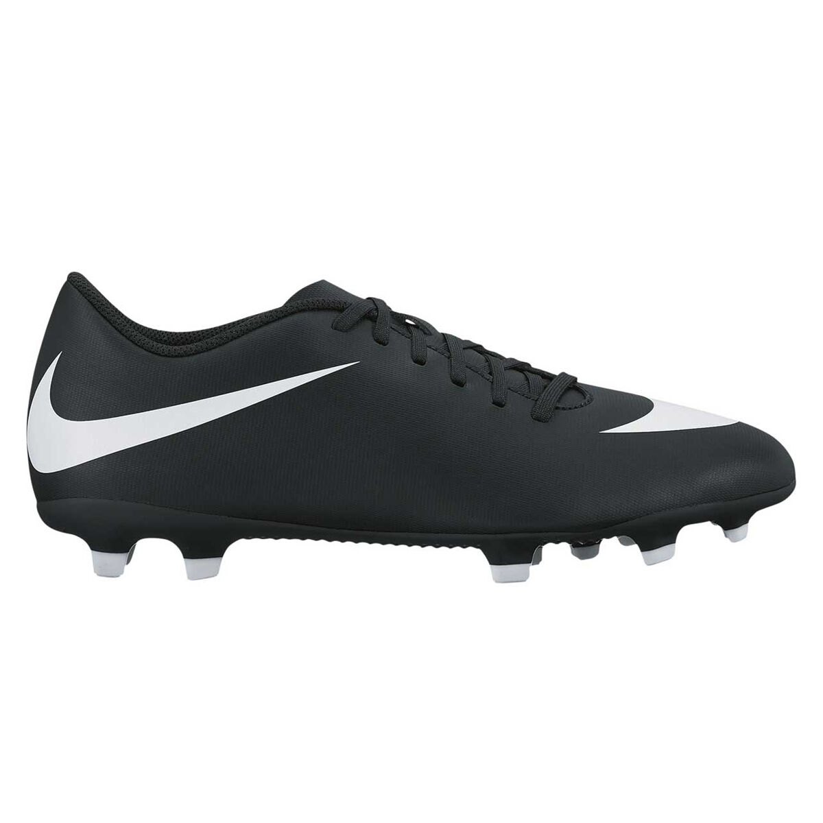 nike boots black and white