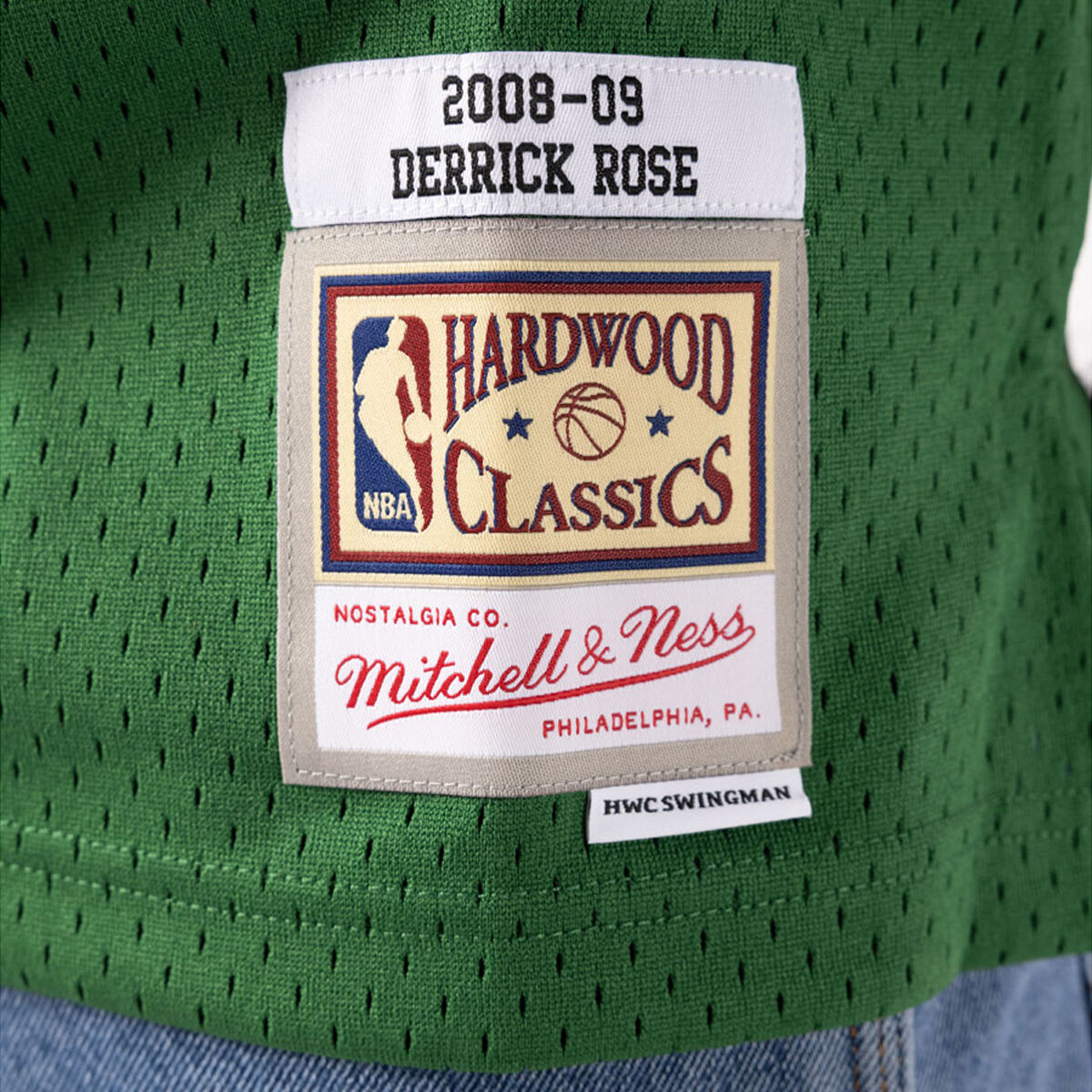 Review (รีวิว)  Derrick Rose Chicago Bulls Mitchell & Ness Authentic Jersey(Green  Week Jersey) 