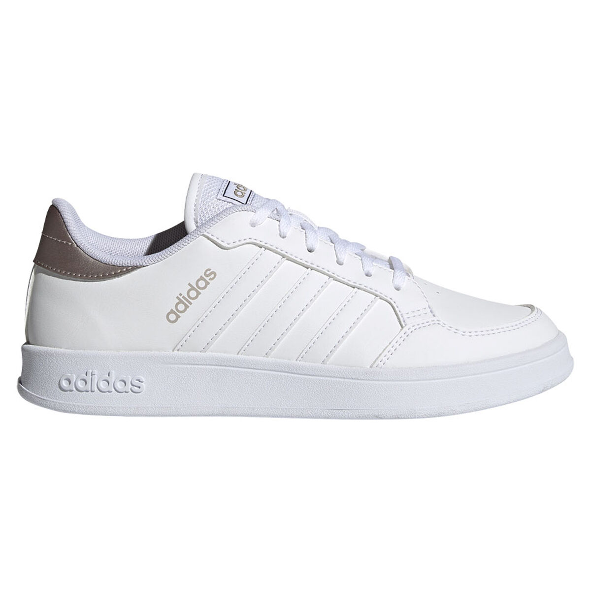 white adidas casual sneakers