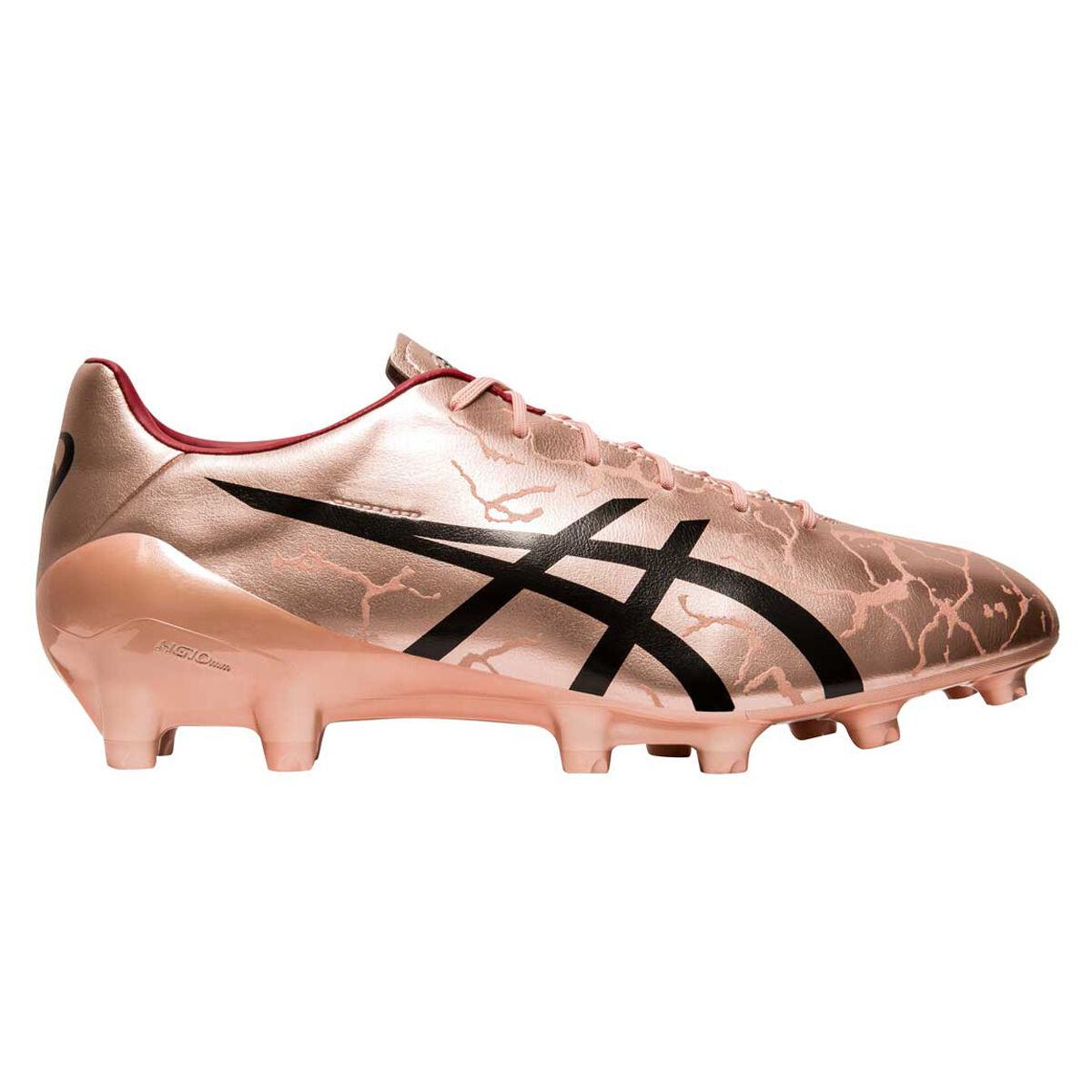 pink asics football boots