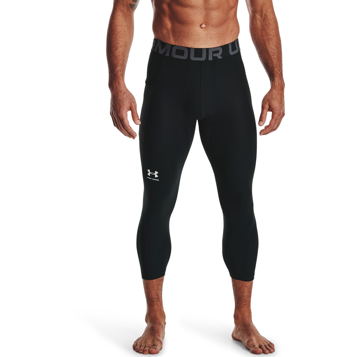 Under Armour Mens UA HeatGear Armour 3/4 Tights Rebel Sport