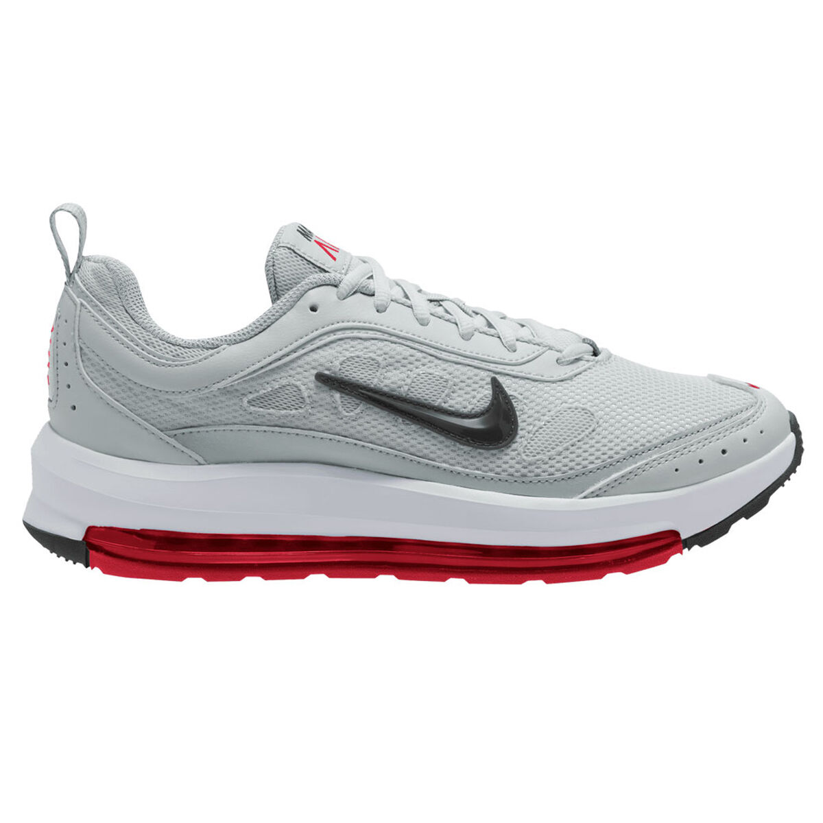 Nike air max cheap red and gray