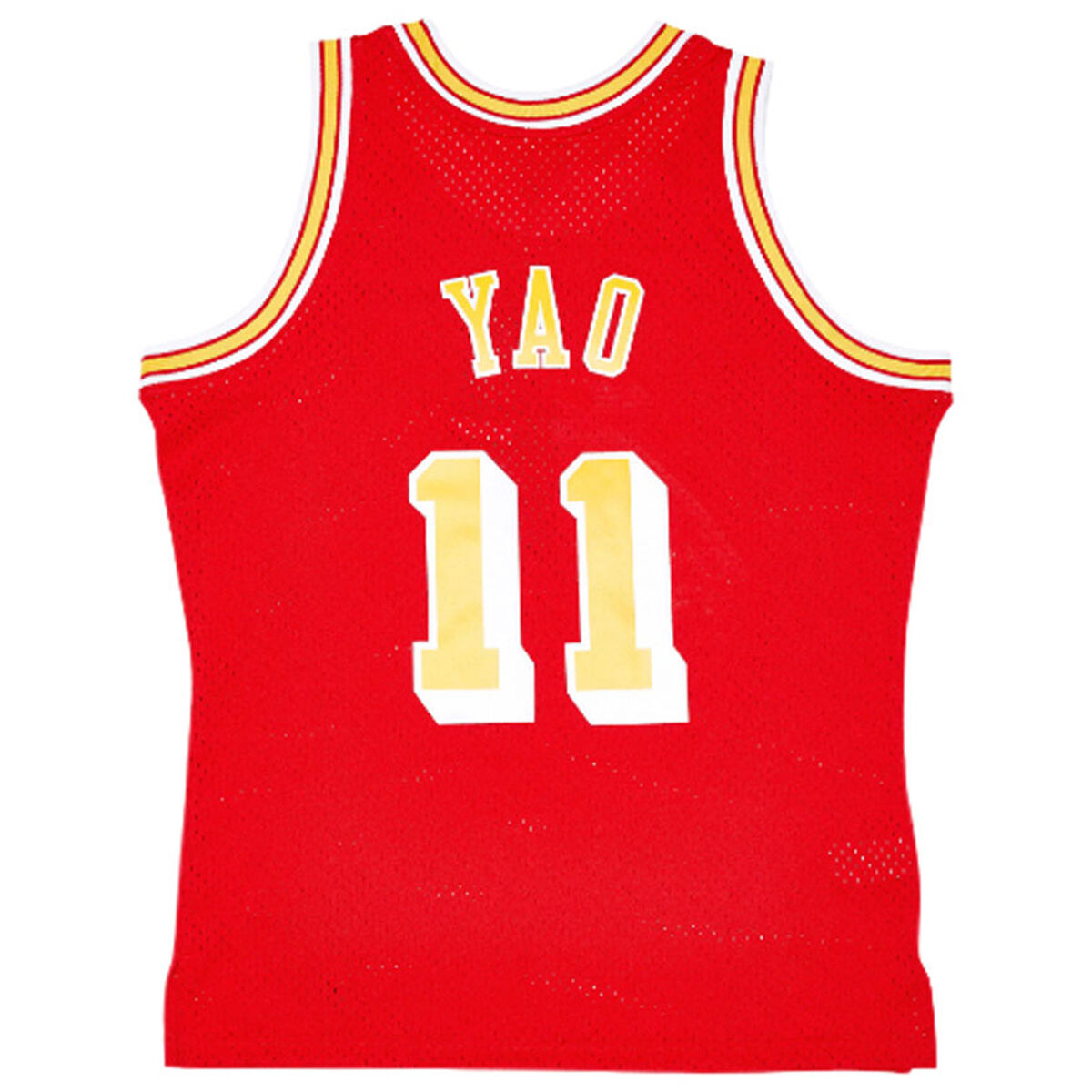  Mitchell & Ness Houston Rockets Yao Ming 2002 Road Swingman  Jersey (X-Large) : Sports & Outdoors