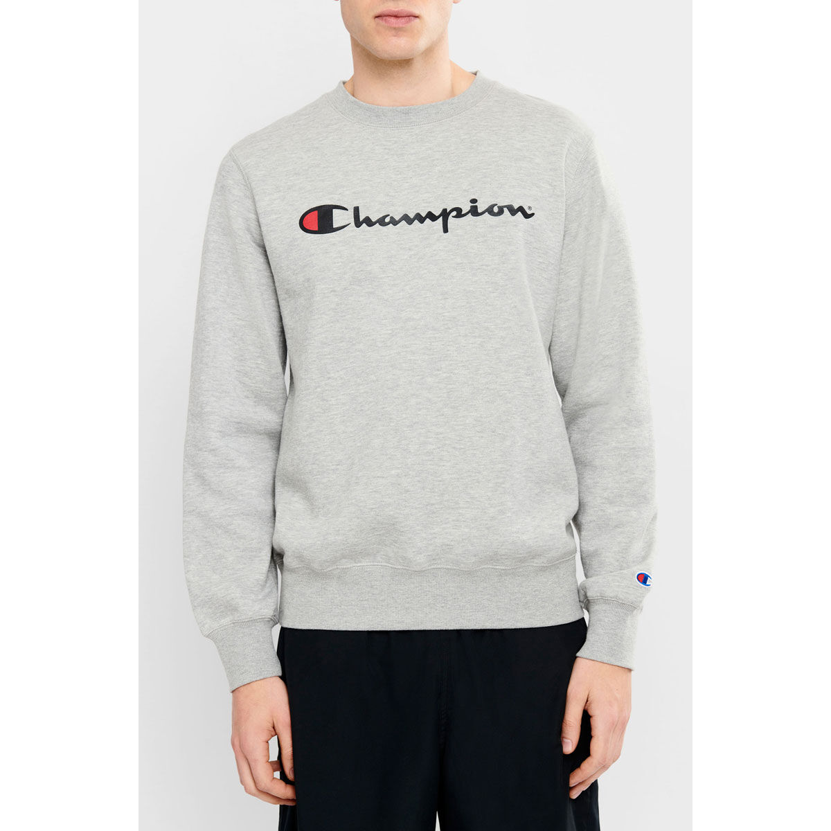 mens grey champion jumper