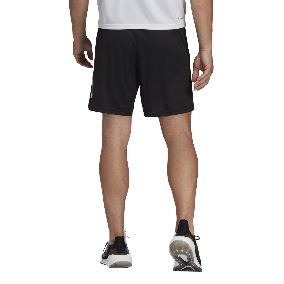 adidas Mens AEROREADY Train Essentials Logo Training Shorts, Black/White, rebel_hi-res