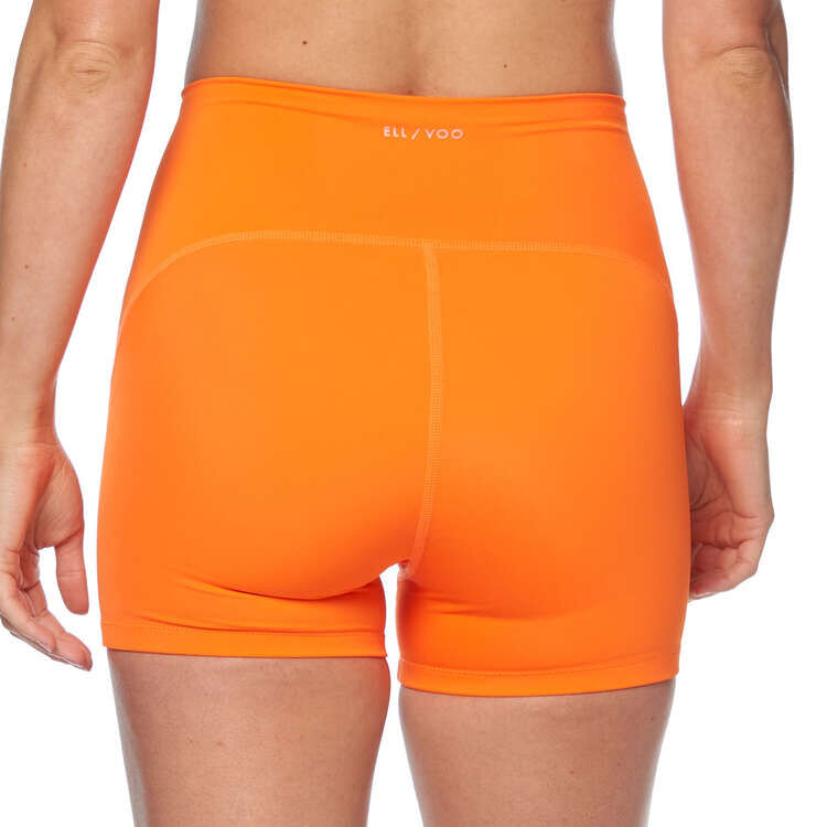 Ell & Voo Womens Sweat & Swim 5 Inch Tights Tangerine XL