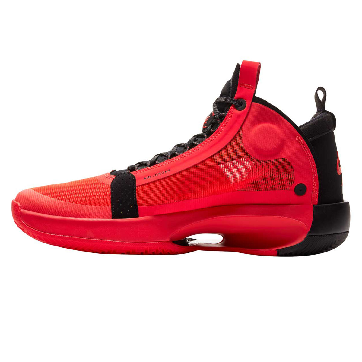 red and black jordan basketball shoes