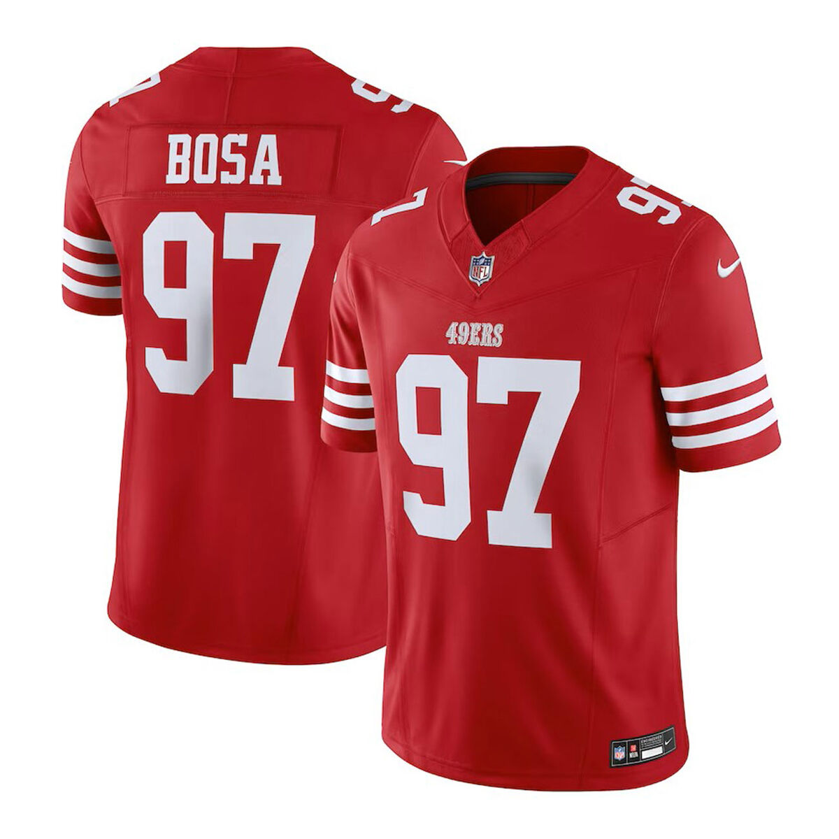 San Francisco 49ers Nike Home Game Team Colour Jersey - Scarlet