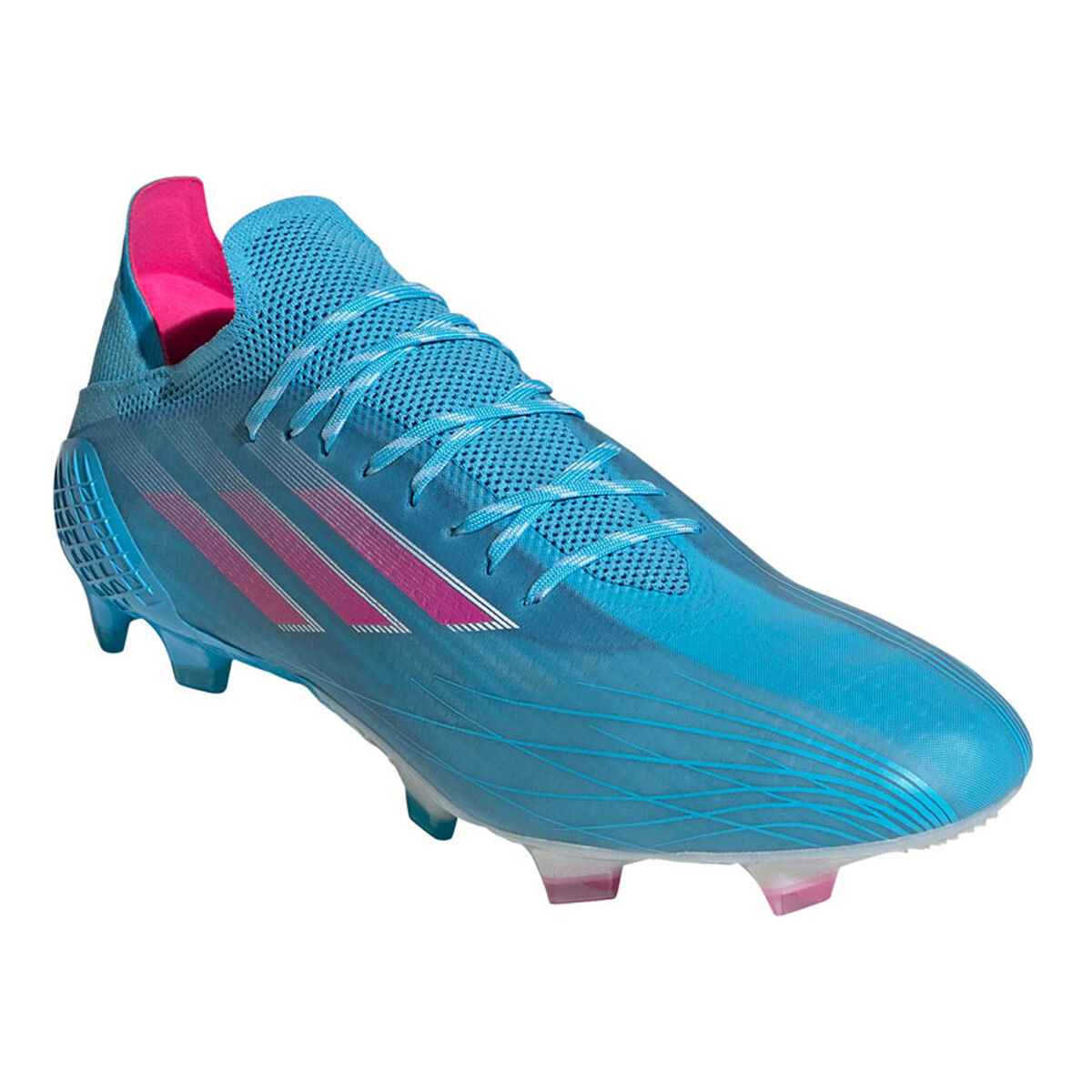 Pink and discount blue adidas boots