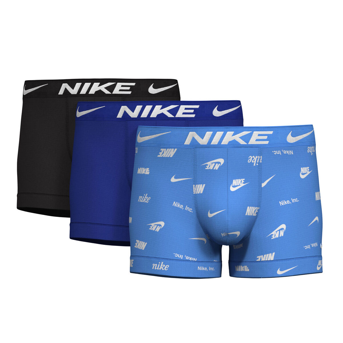 Nike Dri-FIT Essential Micro 3 pack hip briefs in red/white/blue