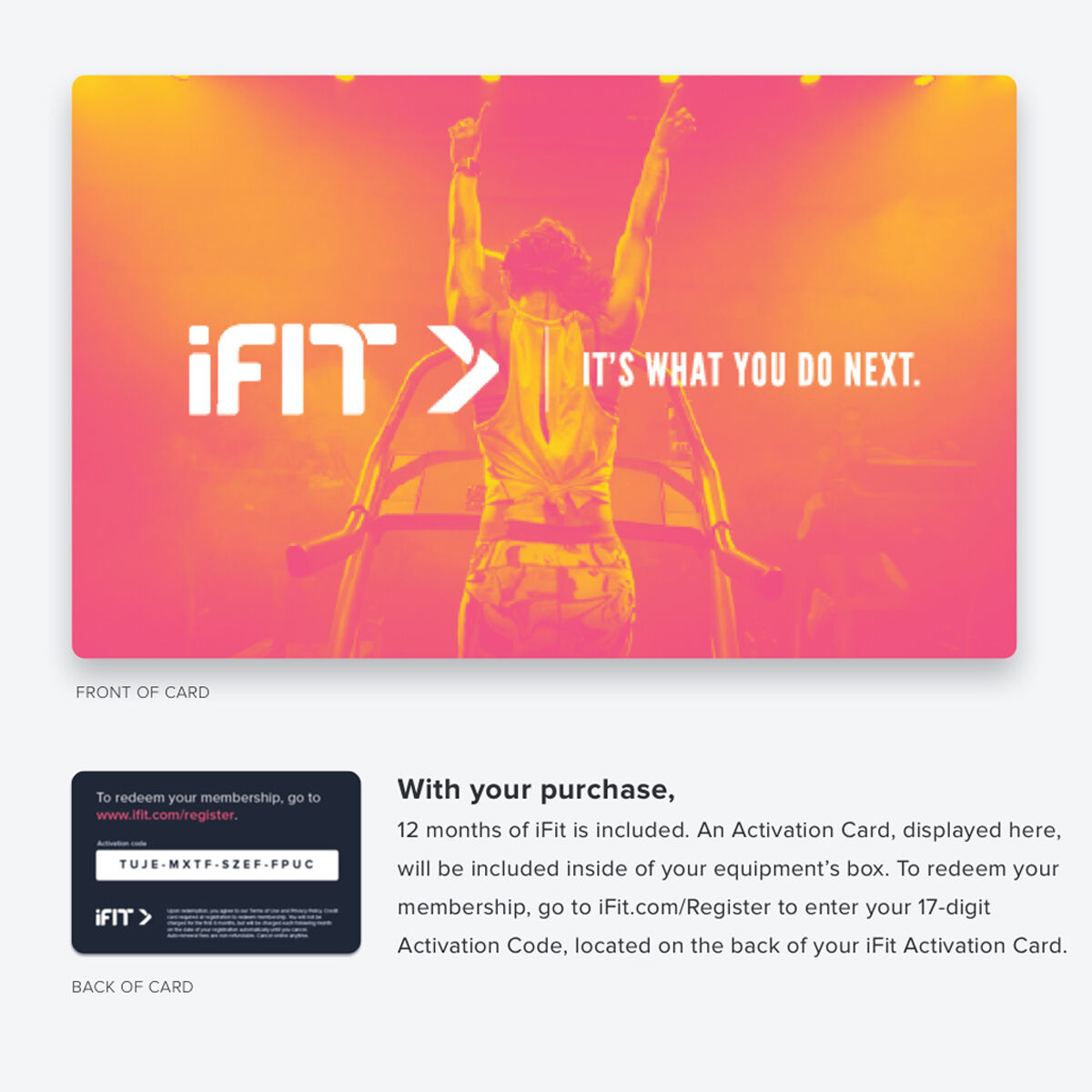 free ifit activation code