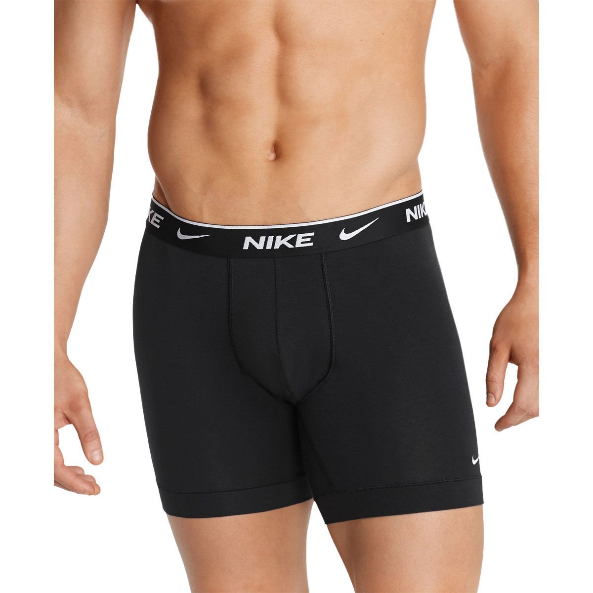 Buy Nike Men's Cotton Briefs (Pack Of 3) (Black_Xl) at