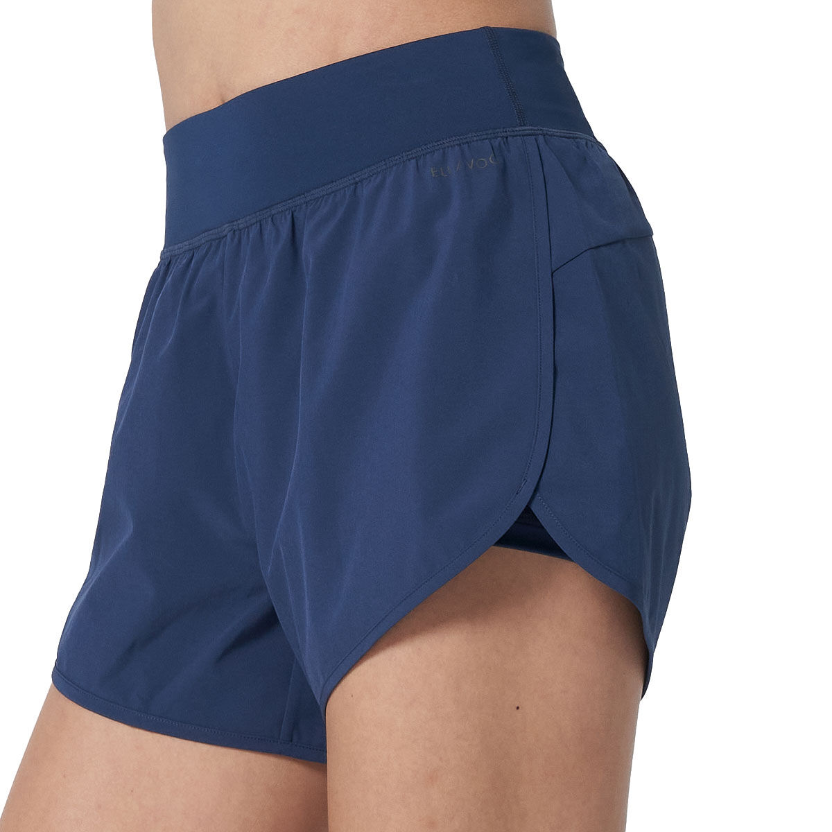 Ladies navy 2025 running shorts