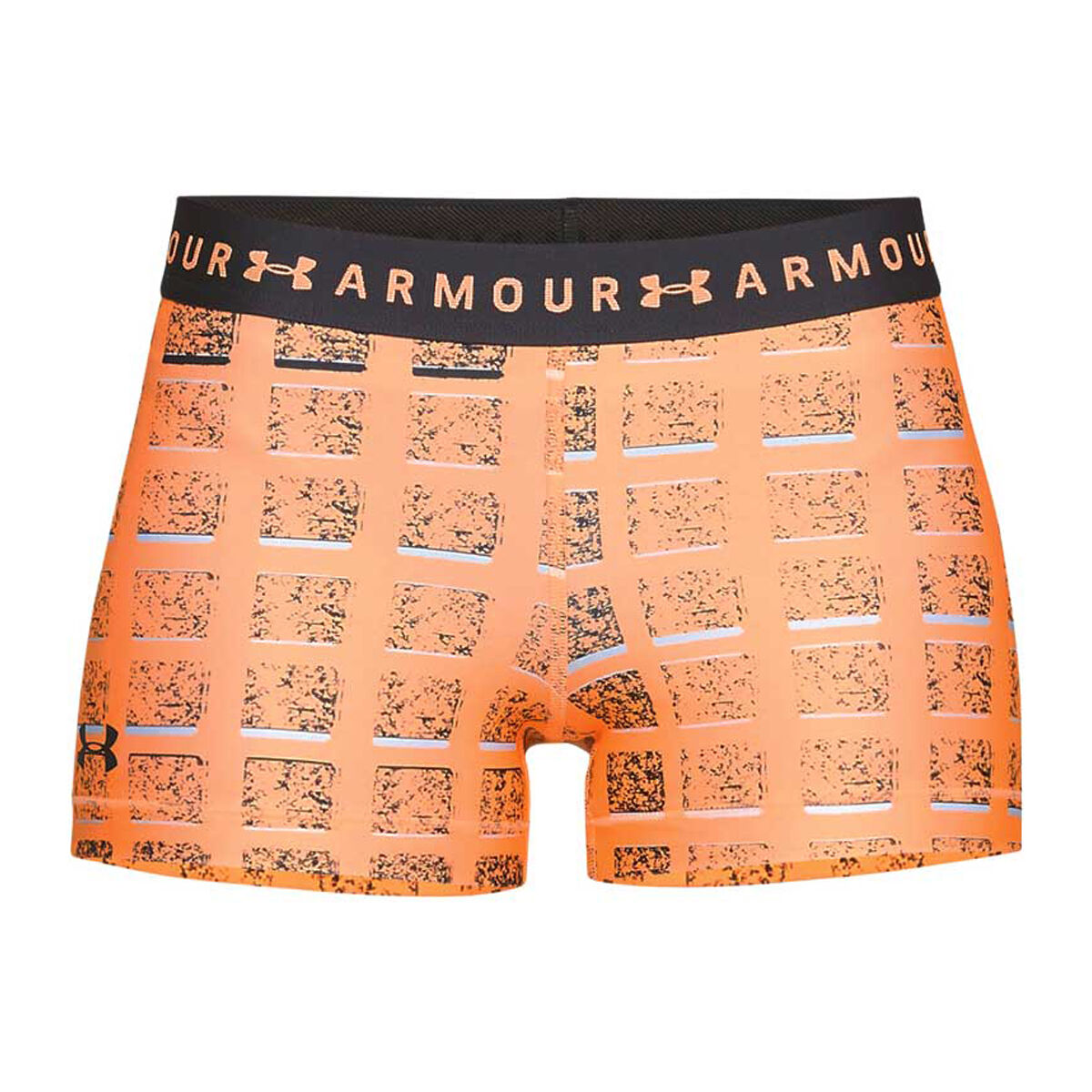 Under Armour Womens HeatGear Armour Printed Shorty Shorts | Rebel Sport