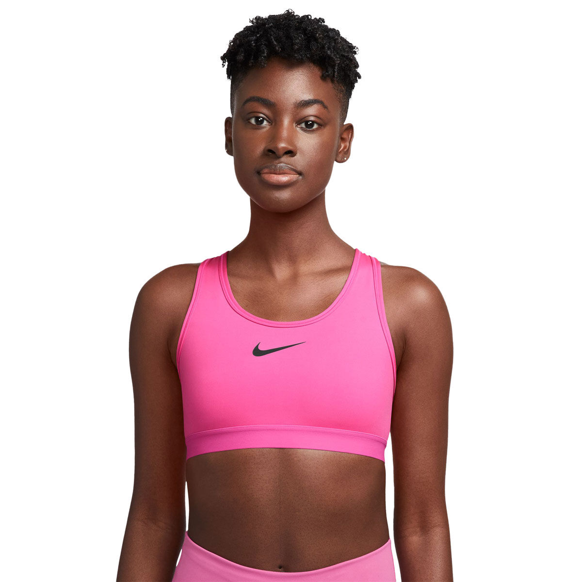 Nike Womens Swoosh High-Support Non Padded Adjustable Sports Bra