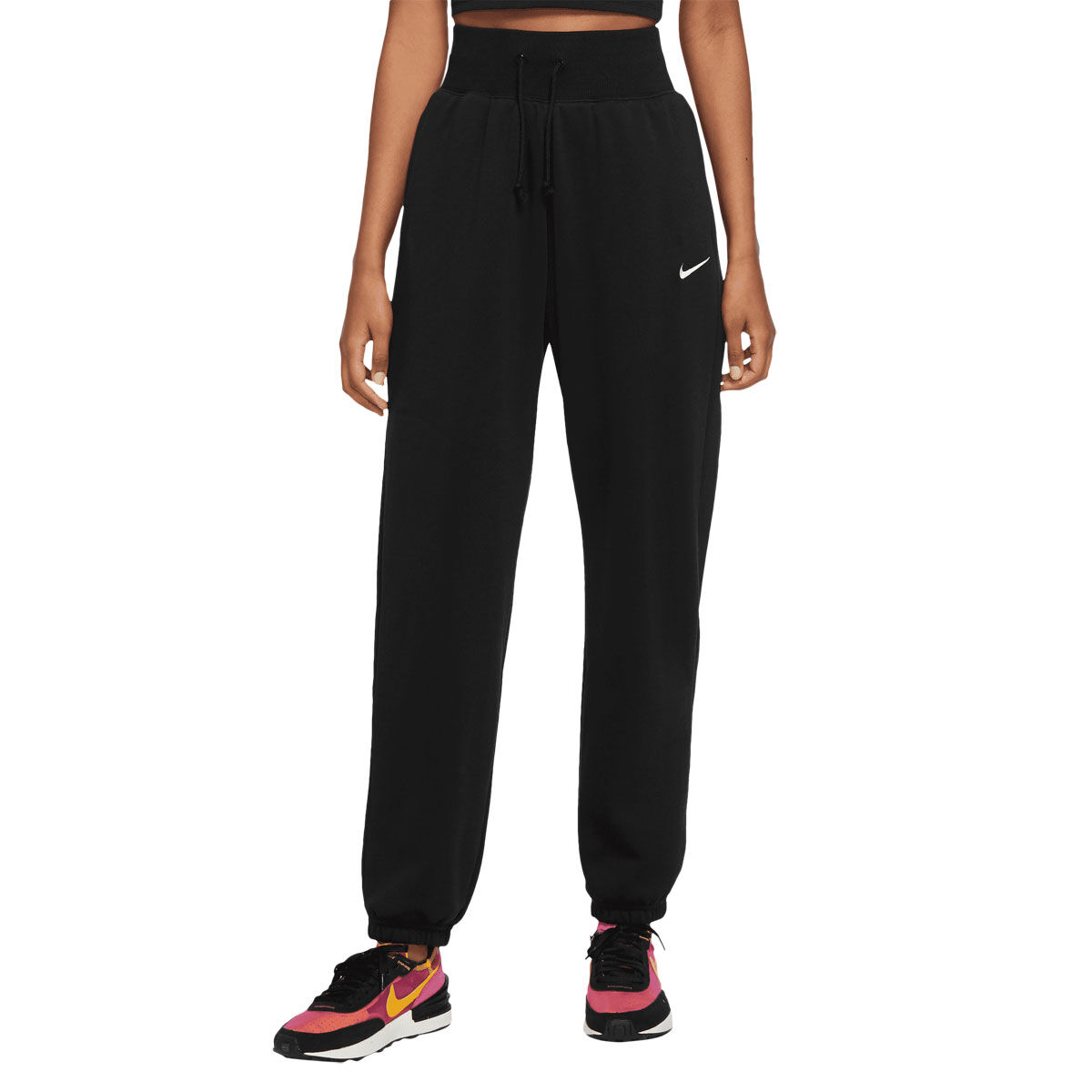NIKE Women's Sportswear Loose Fit Fleece Pants BLACK (Sze XX-LARGE