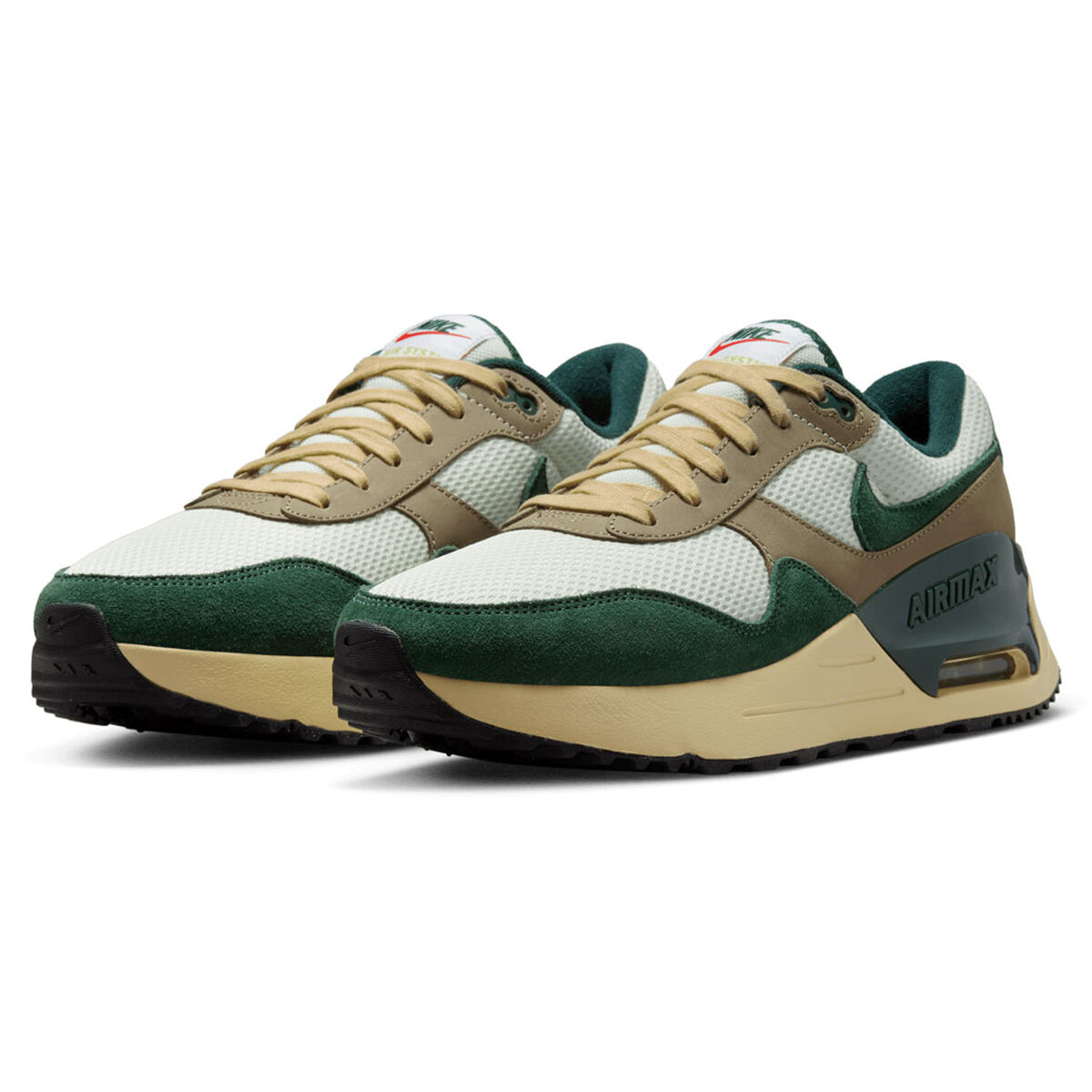 Retorcido Conflicto Padre fage Nike Air Max SYSTM Mens Casual Shoes Green/Cream US 7 | Rebel Sport
