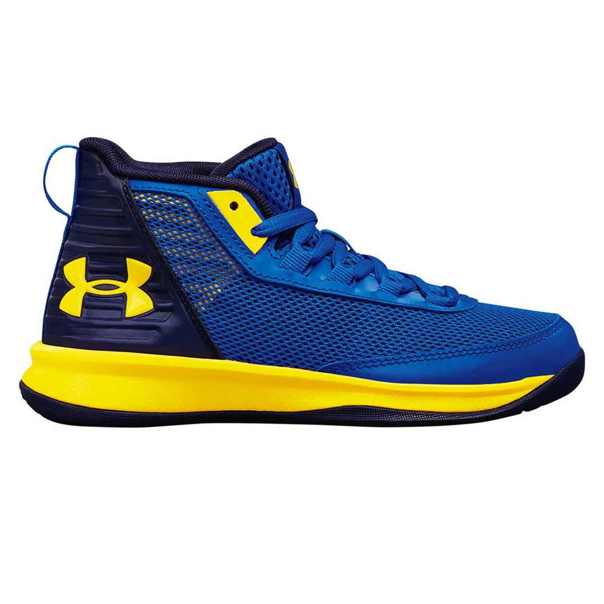 under armour basketball shoes blue