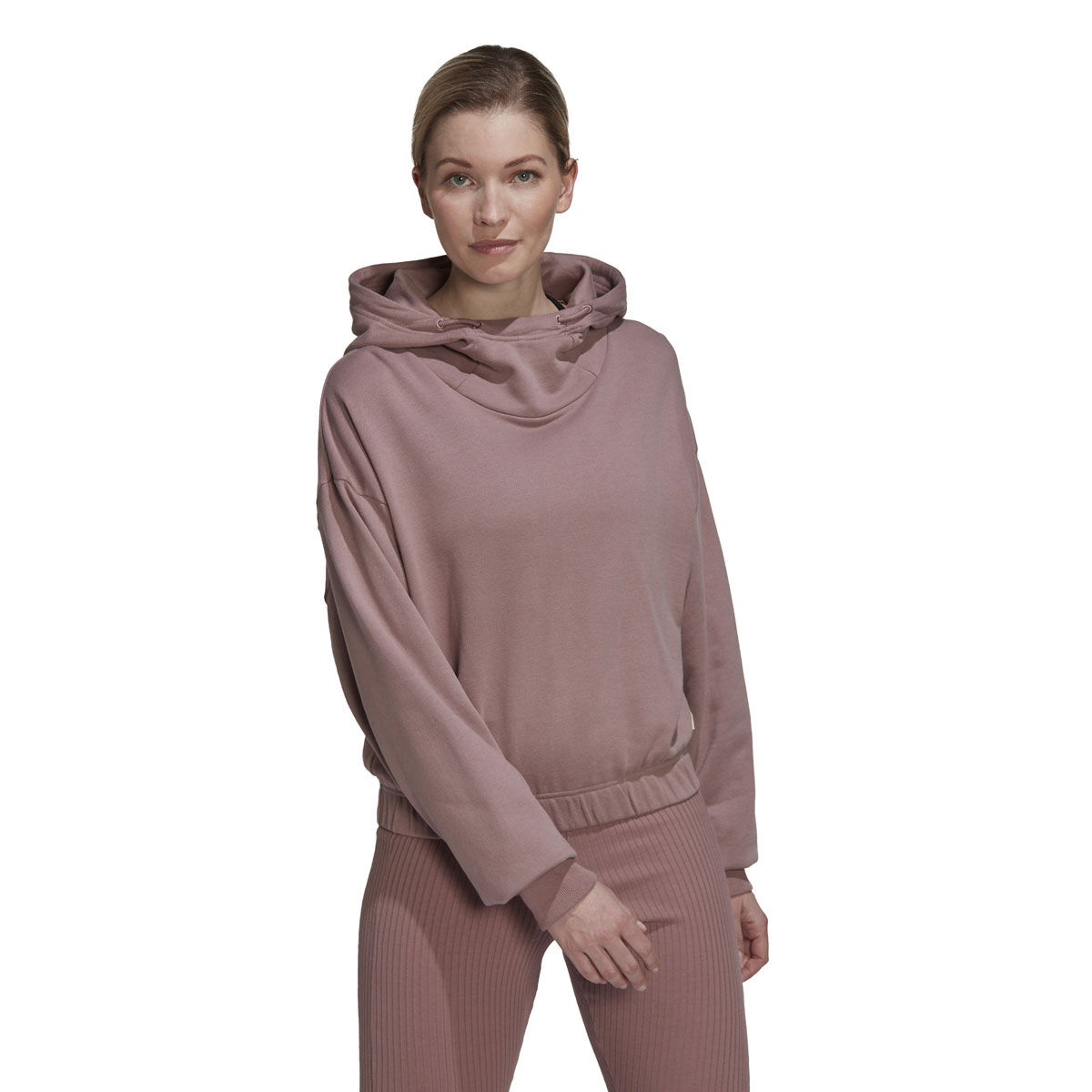 Adidas women's clearance cropped hoodie