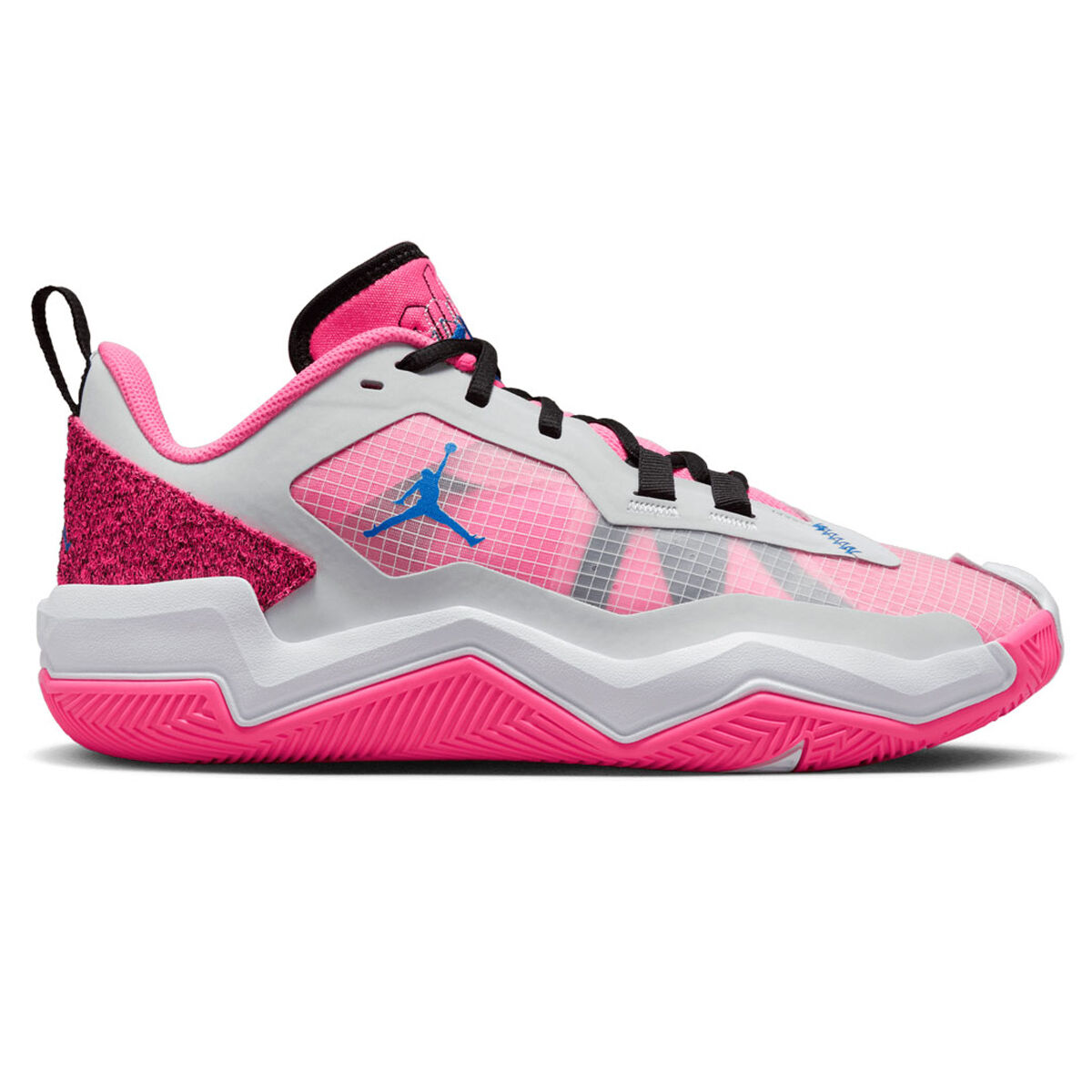 Pink jordan mens discount shoes