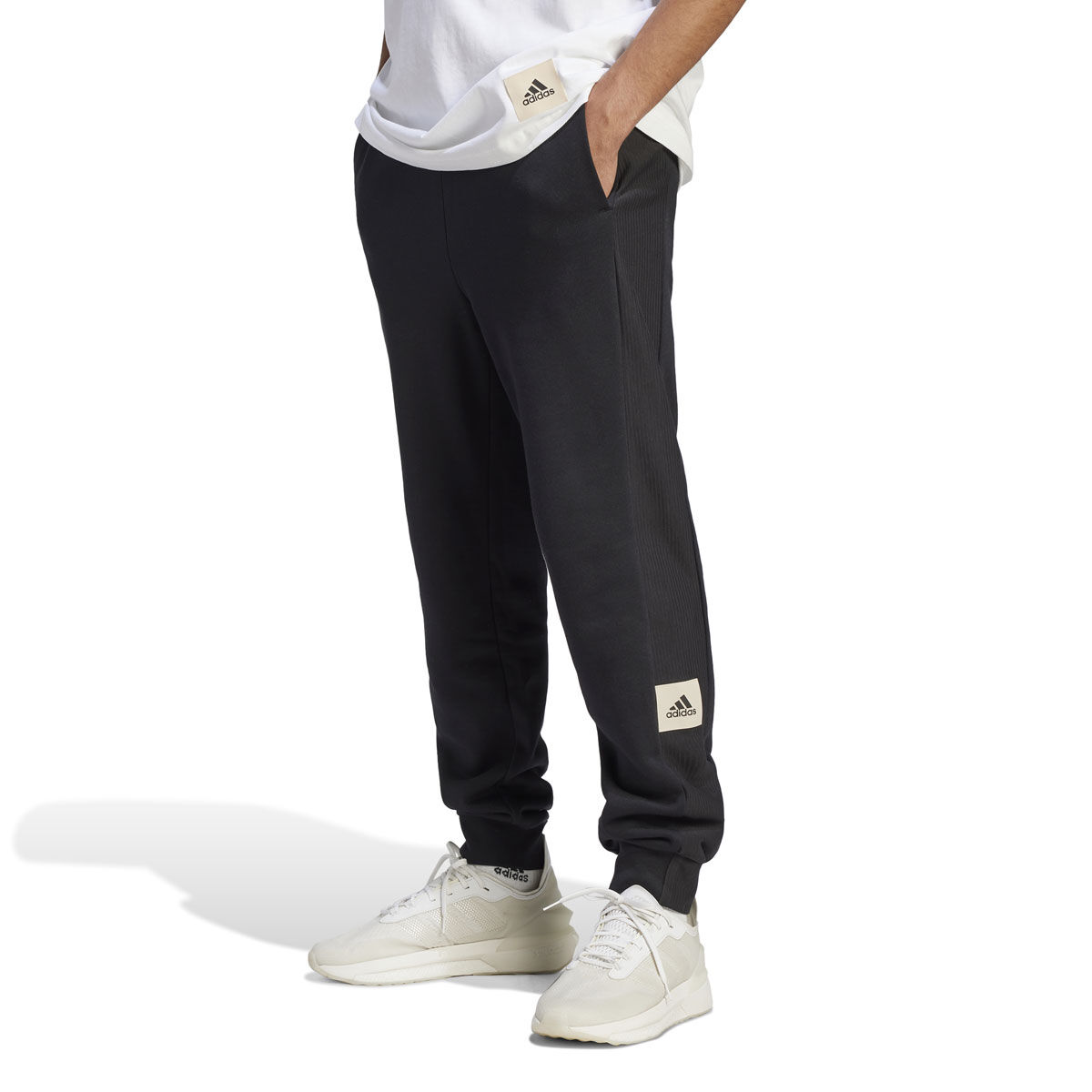 Adidas Men's Track Pants (DJ3457-M_Black/White_M) : Amazon.in: Fashion