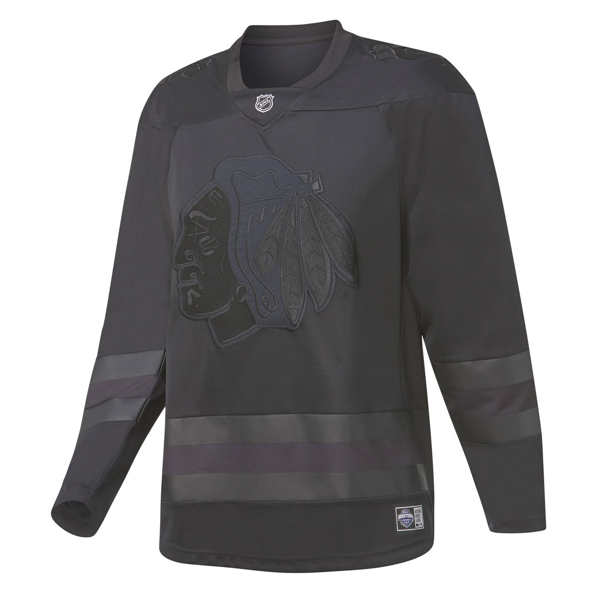 ShopCrystalRags Chicago Blackhawks, NHL One of A Kind Vintage Sweatshirt with Crystal Star Design