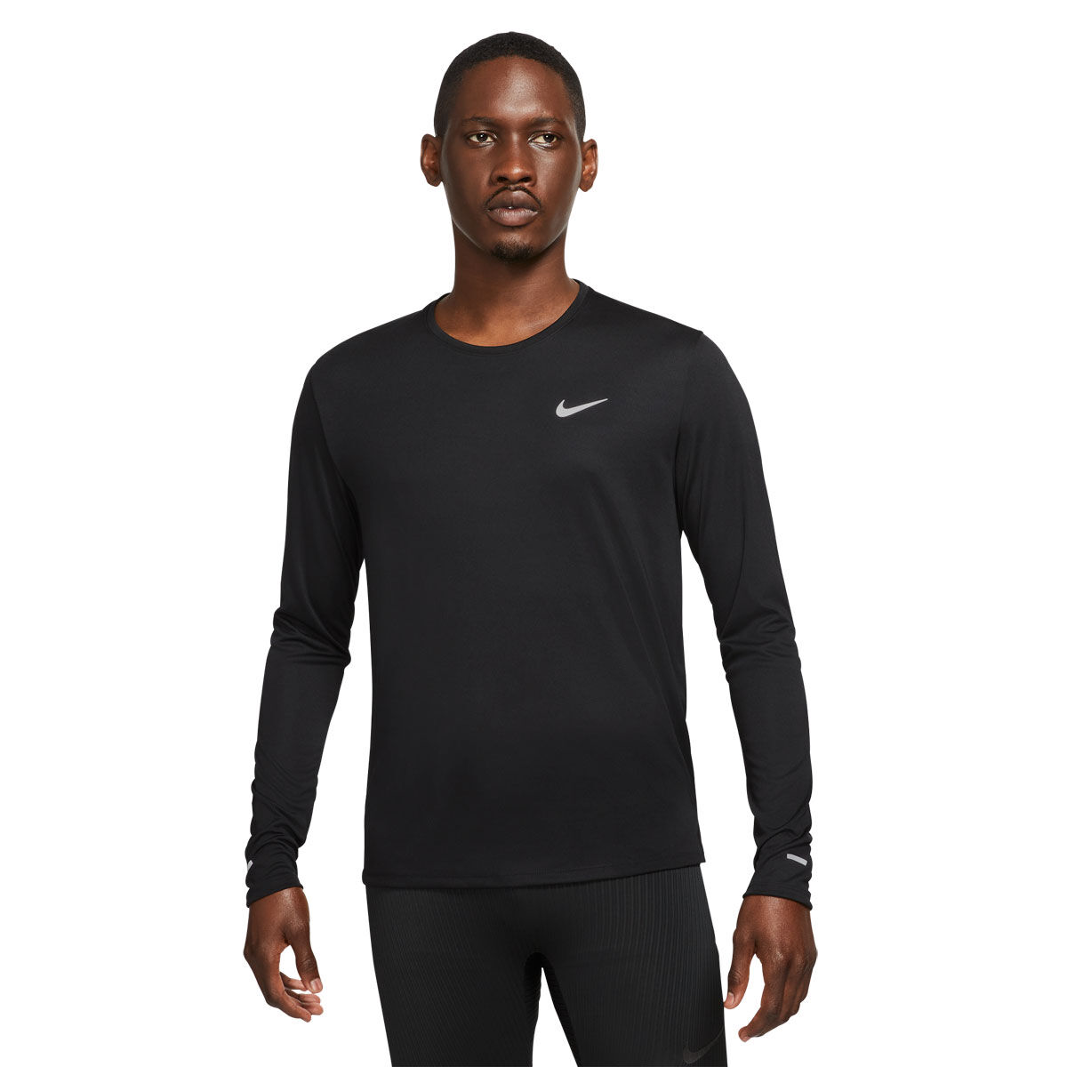 Nike Mens Dri-FIT Miler Long Sleeve Running Top
