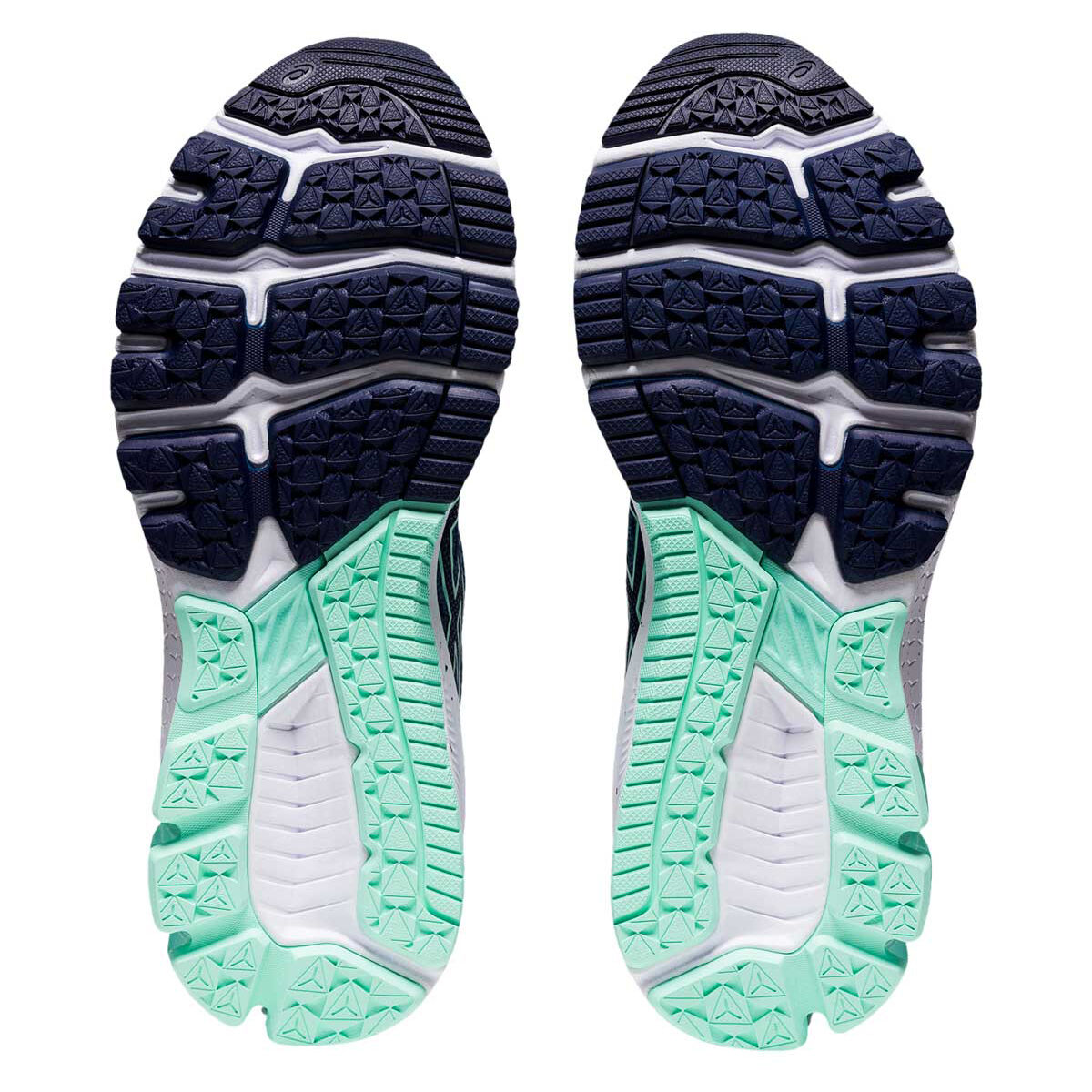 green asics womens running shoes