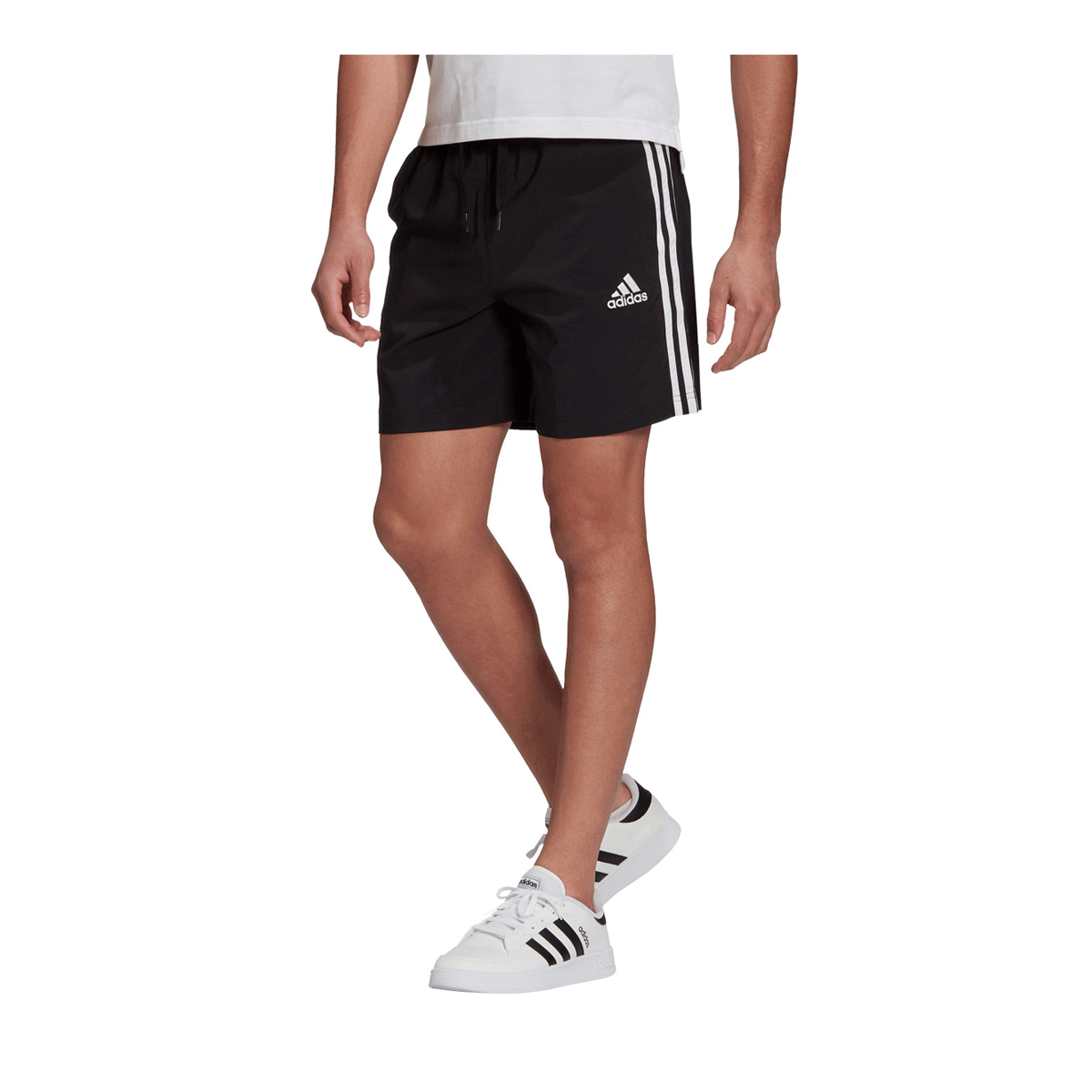 Buy adidas Men's Axis Woven 2.5 White Basketball Shorts, White, X-Large at  Amazon.in