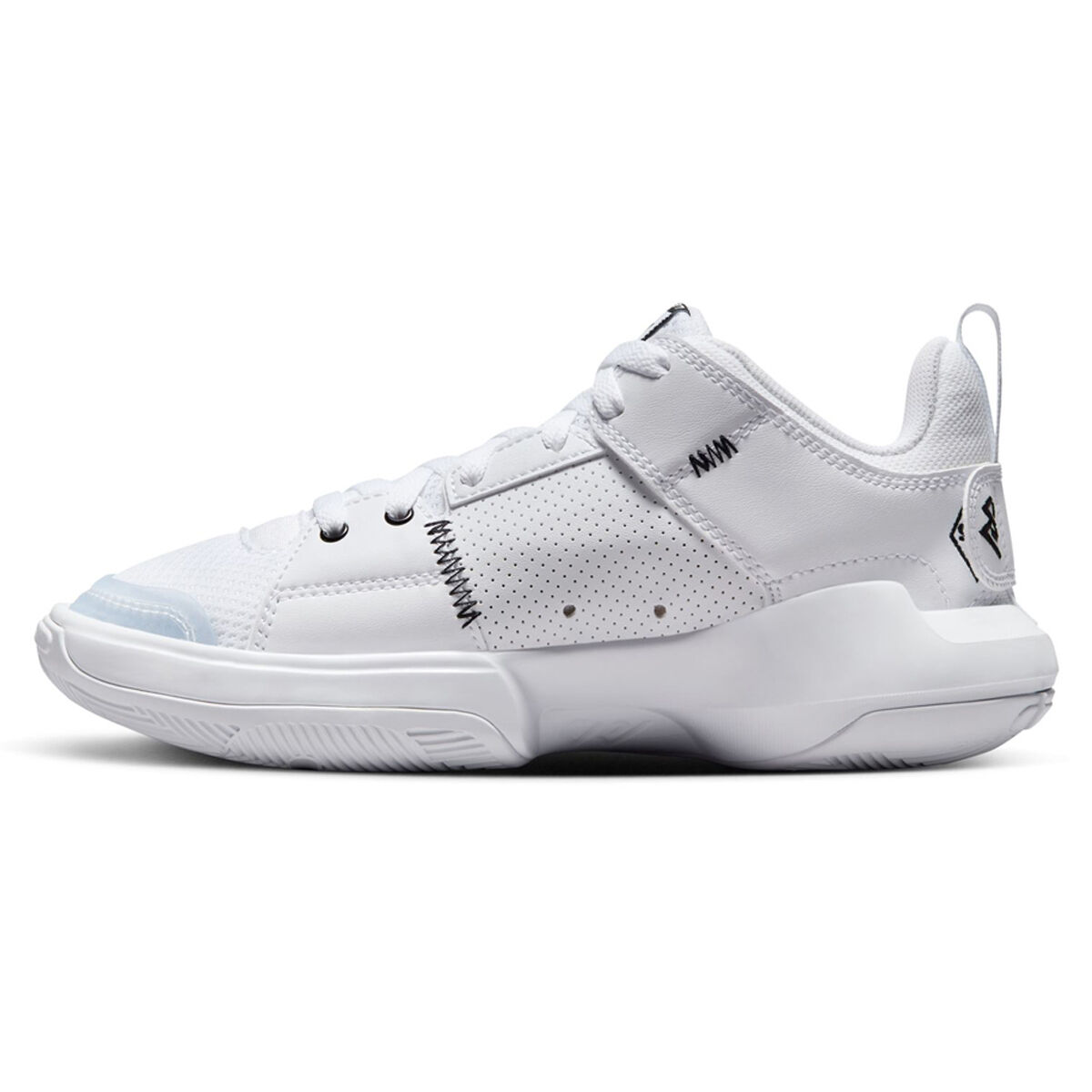 Jordan One Take 5 GS Kids Basketball Shoes White/Black US 4, White/Black, rebel_hi-res