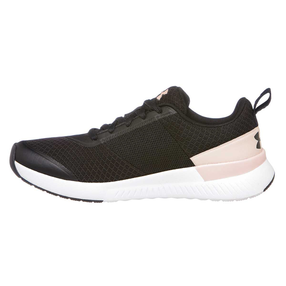 under armour shoes black and pink
