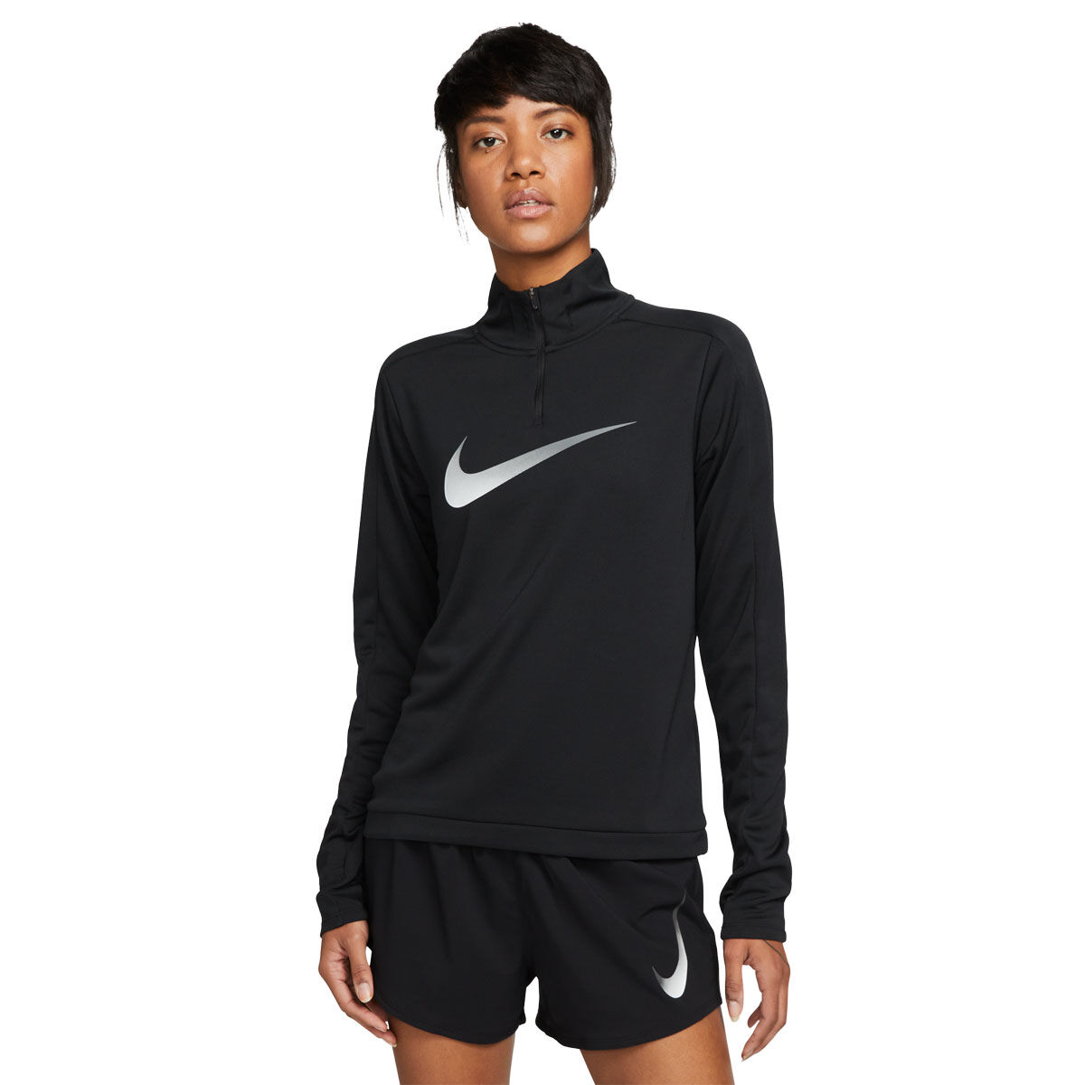 Nike womens running discount tops