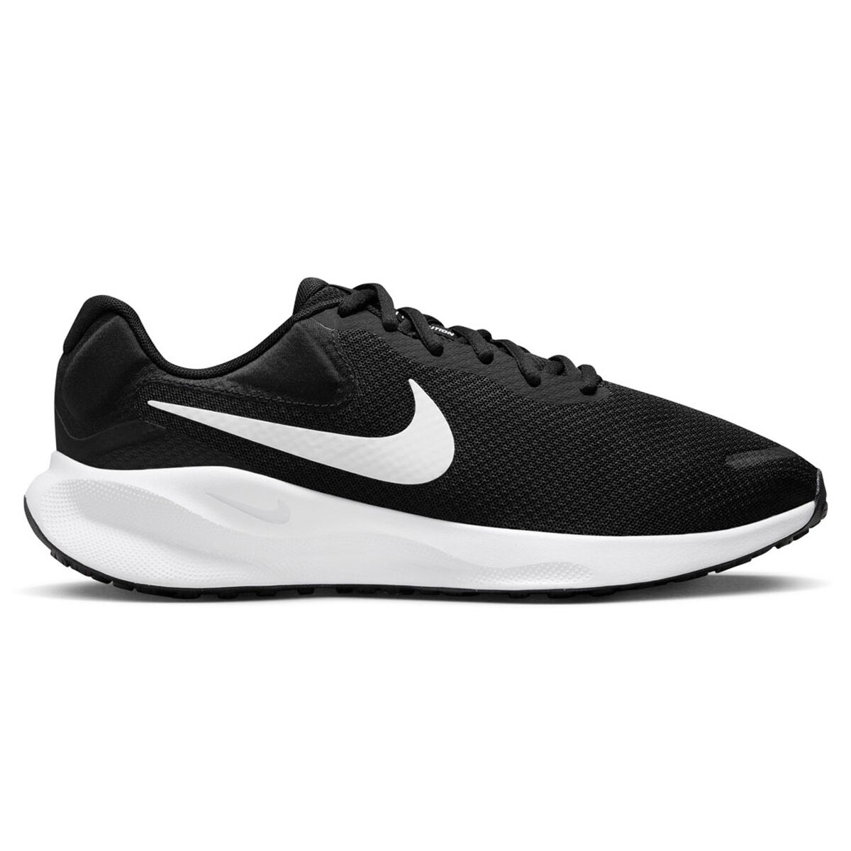Nike Revolution 7 4E Mens Running Shoes Black/White US 9.5 | Rebel Sport