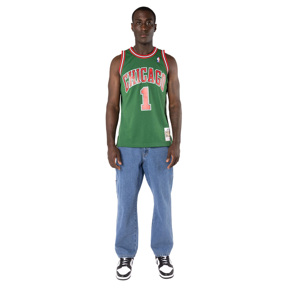 Mitchell & Ness NBA Swingman Jersey Chicago Bulls 2008-09 Derrick Rose #1  Green