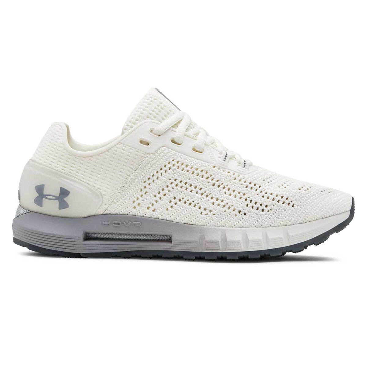 white and grey under armour shoes
