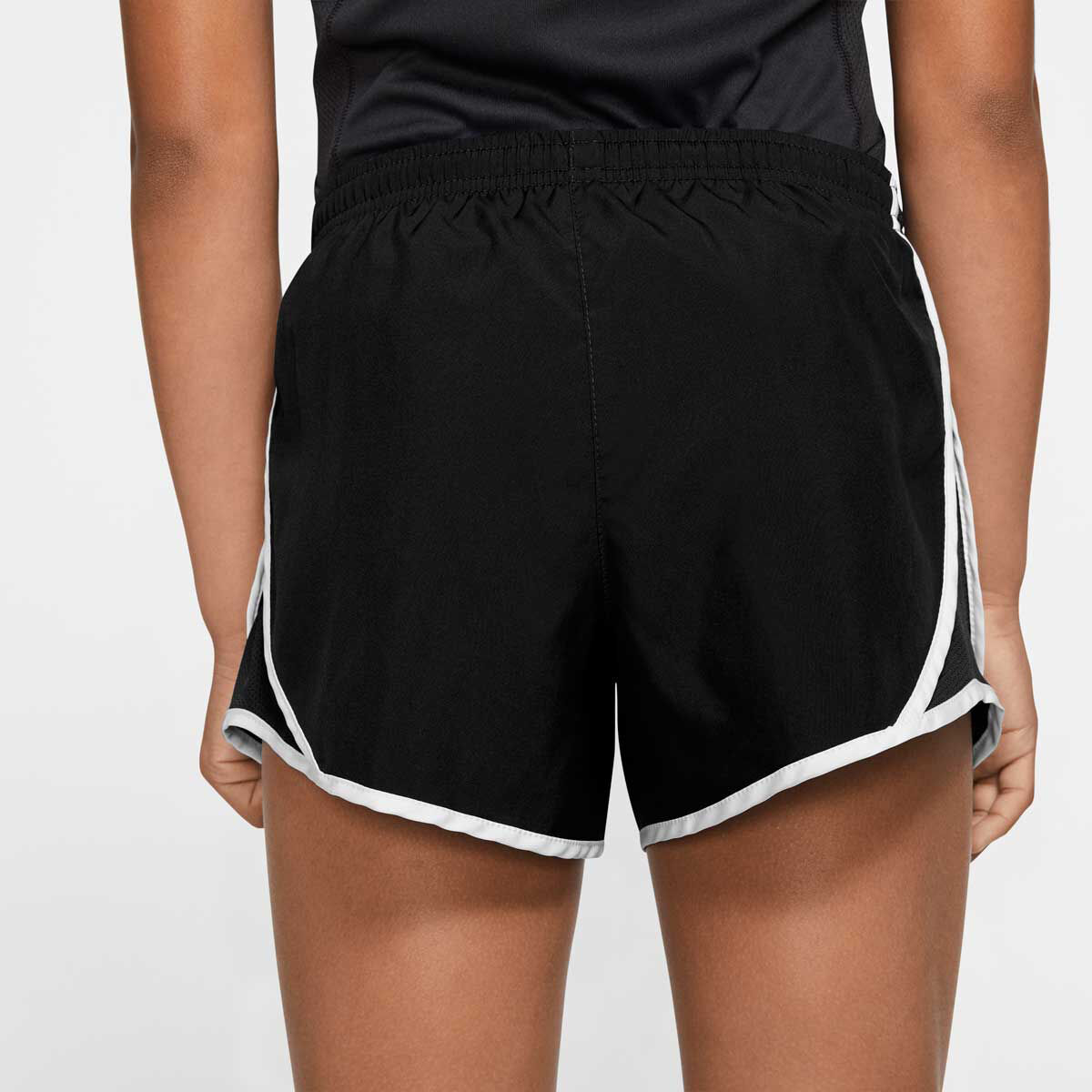 Nike Shorts Girls Small Black Tempo Running Dri-Fit Training Youth