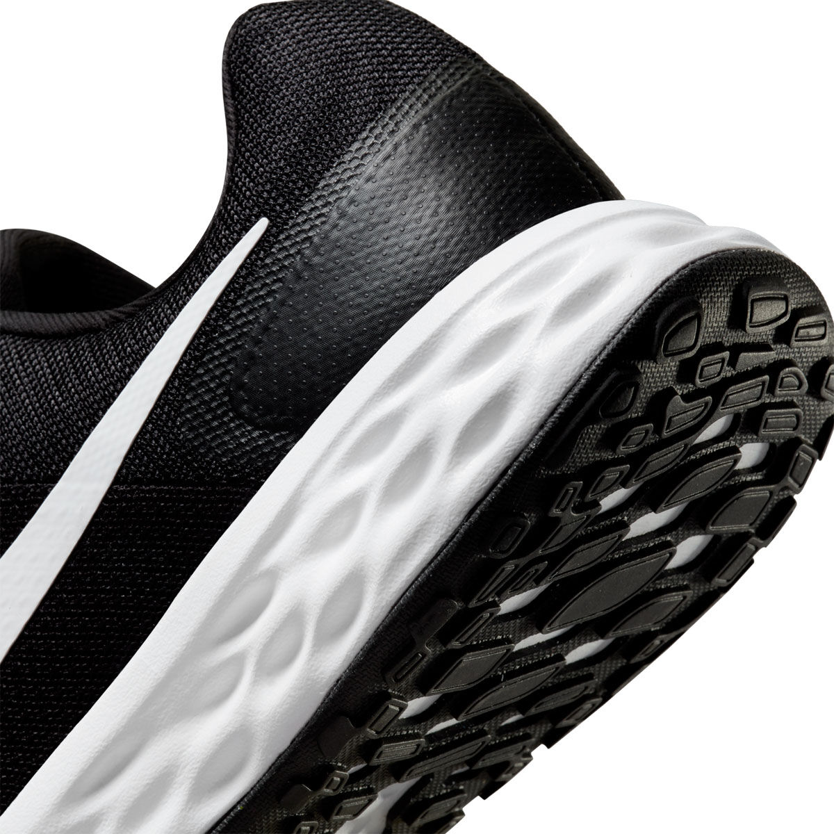 Nike Revolution 6 Next Nature 4E Mens Running Shoes Black/White US 8 ...