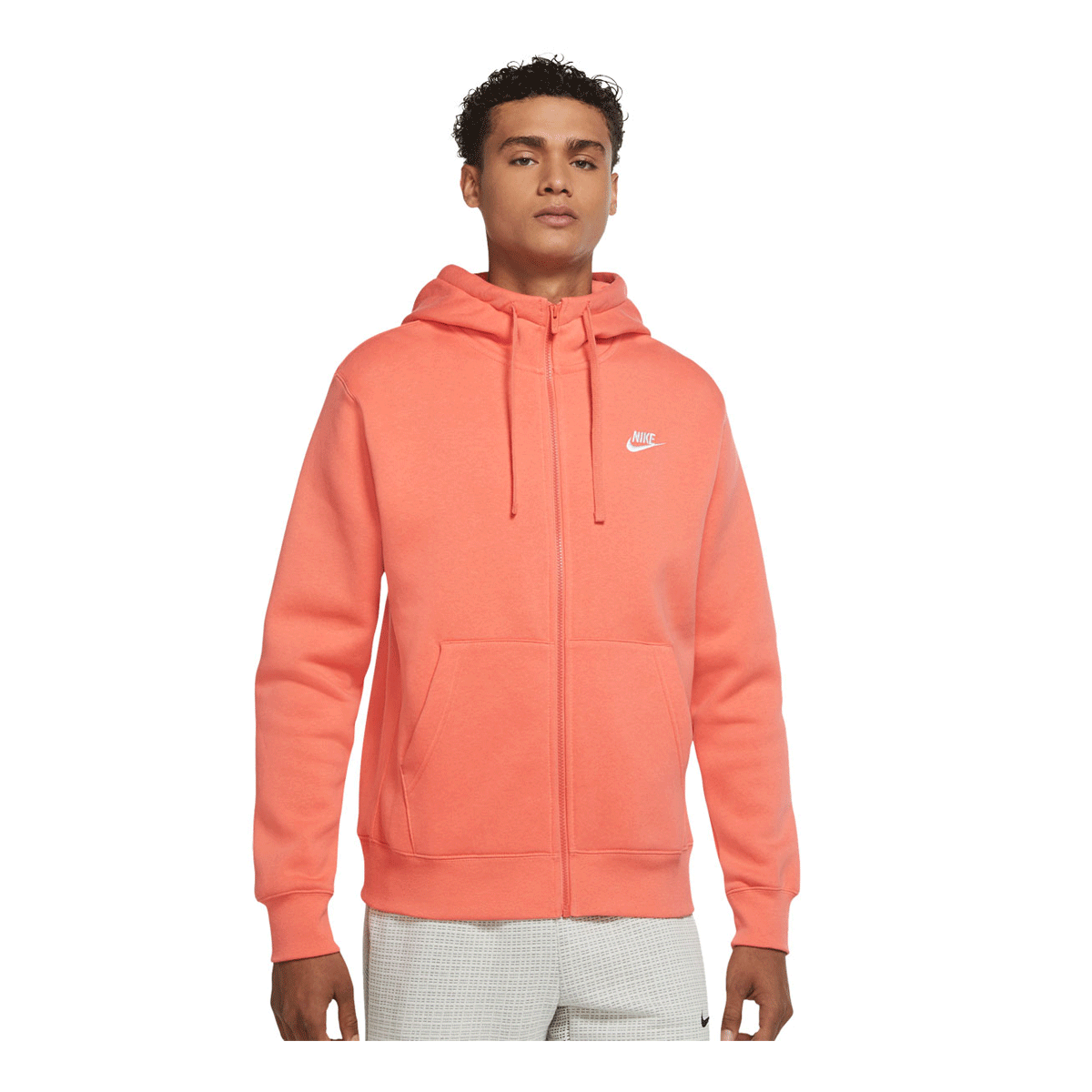 sportswear club fleece full zip hoodie