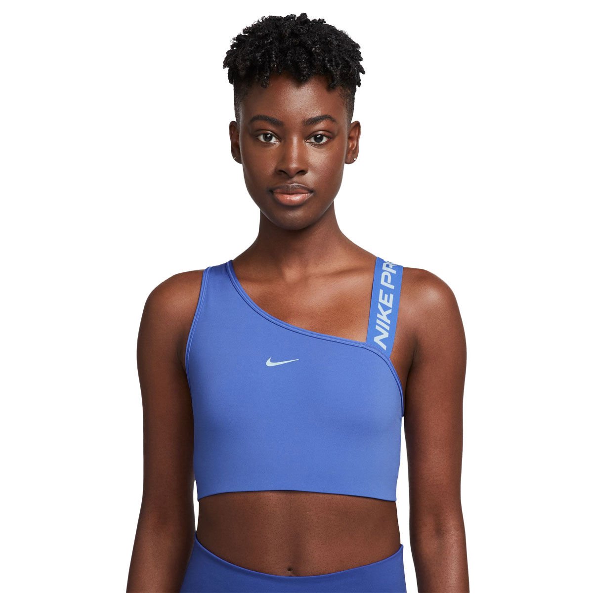 Buy Nike Black Dri-FIT Swoosh Medium Support Asymmetrical Sports