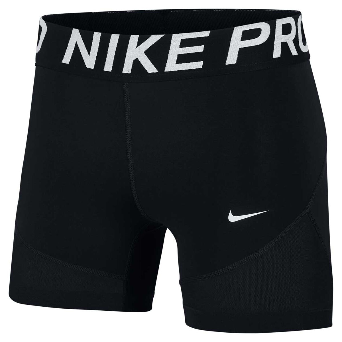 Nike Pro Womens 5in Shorts Black / White XXL | Rebel Sport